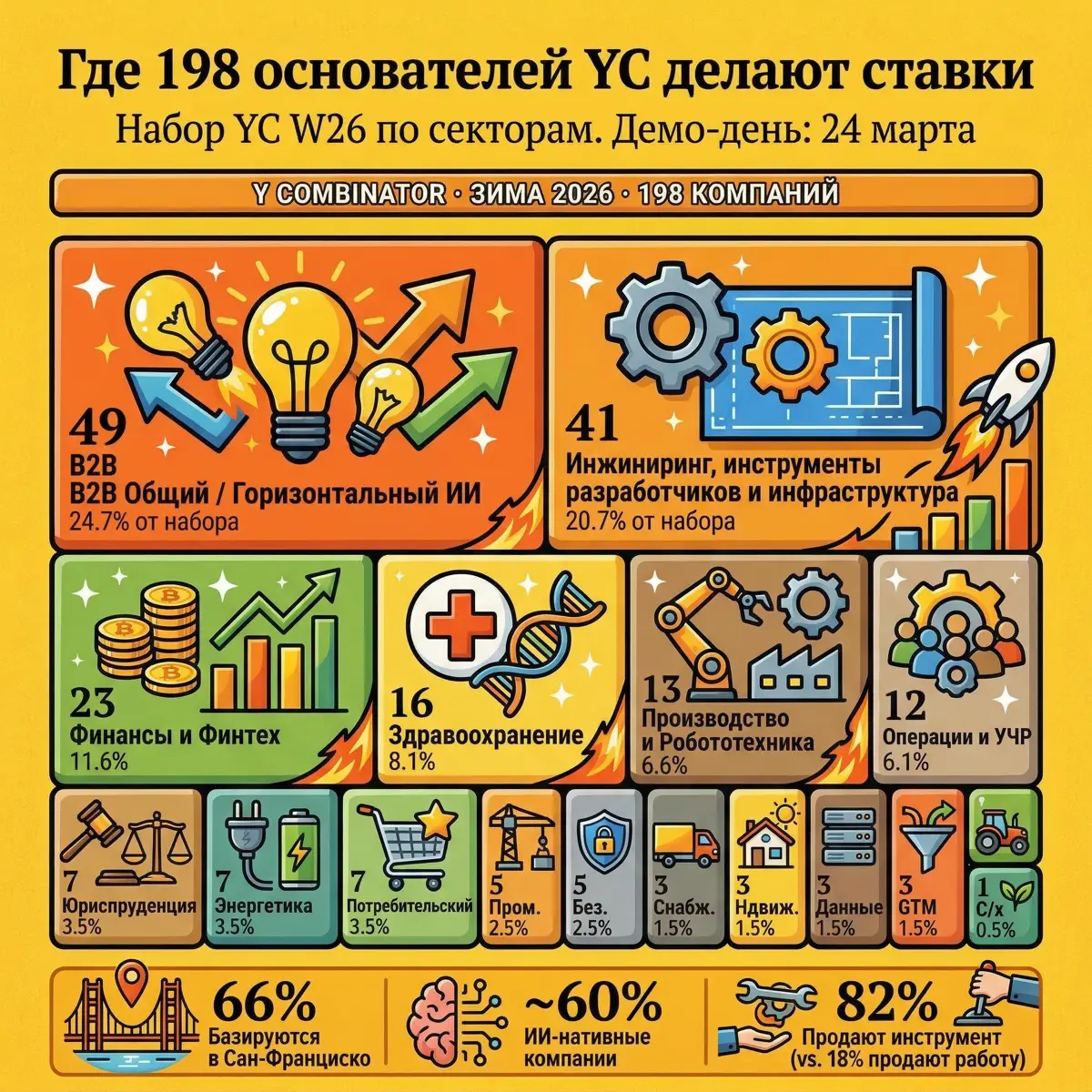 Куда идут стартапы Y | Сетка — социальная сеть от hh.ru