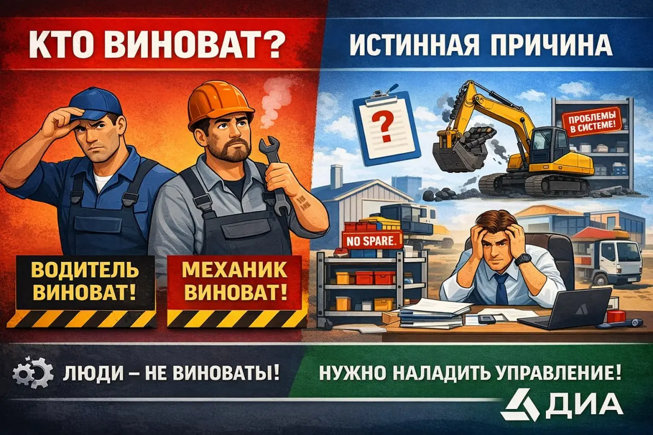 Почему водители и механики не виноваты в большинстве проблем
Когда в компании возникают проблемы с техникой, обычно звучит одно и то же:
«Водитель убил машину»
«Механик плохо следит»
«Они не умеют раб... | Сетка — социальная сеть от hh.ru