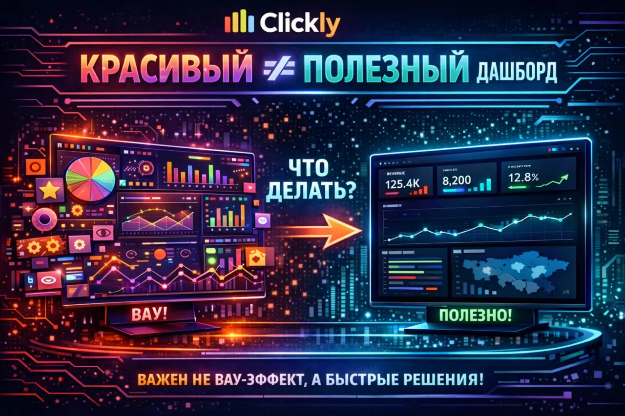 Почему красивый дашборд — это не всегда хороший дашборд
Очень частая ошибка в BI — пытаться сделать «вау-картинку», а не инструмент для принятия решений | Сетка — социальная сеть от hh.ru
