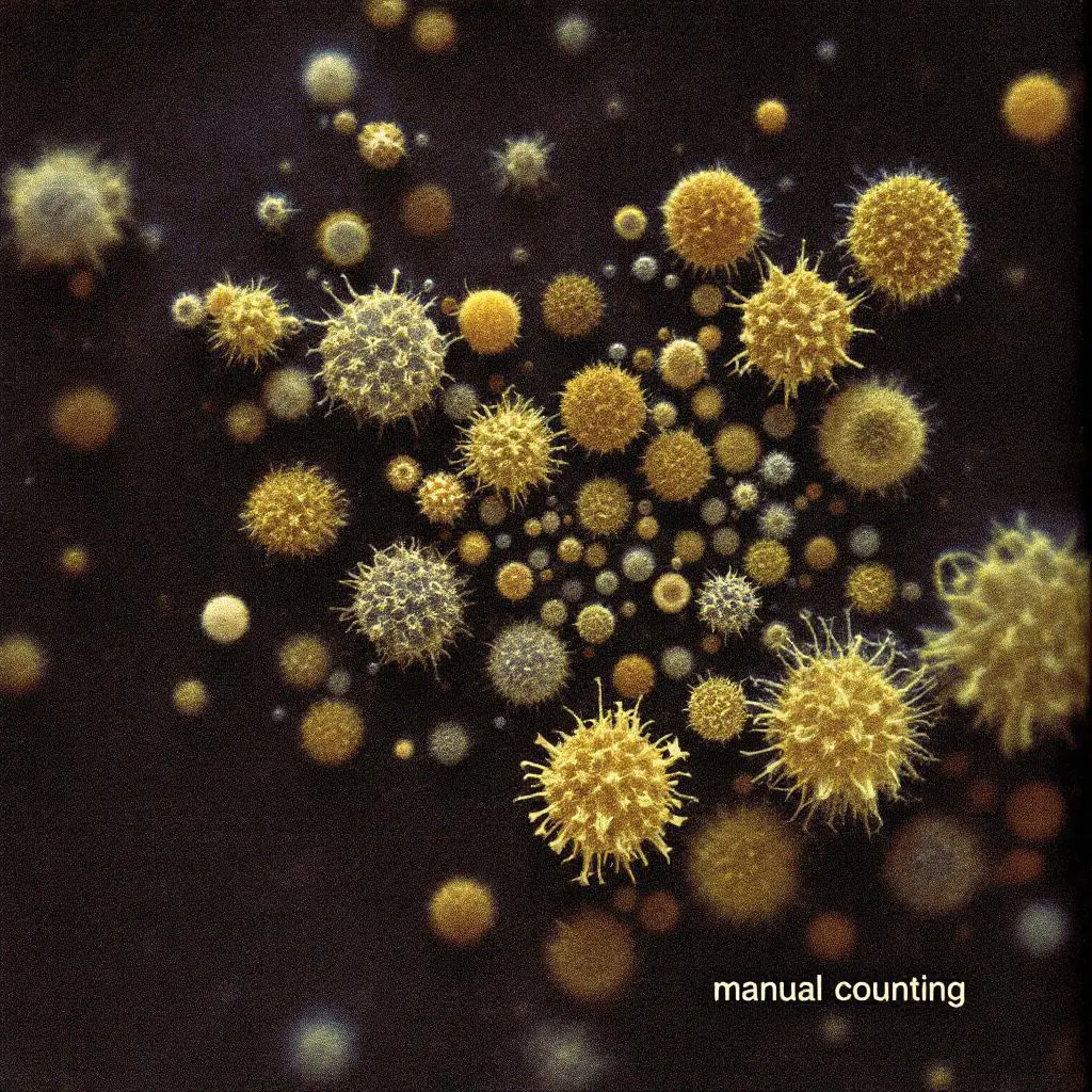 Пыльца под микроскопом: как считали зёрна вручную. | Сетка — социальная сеть от hh.ru