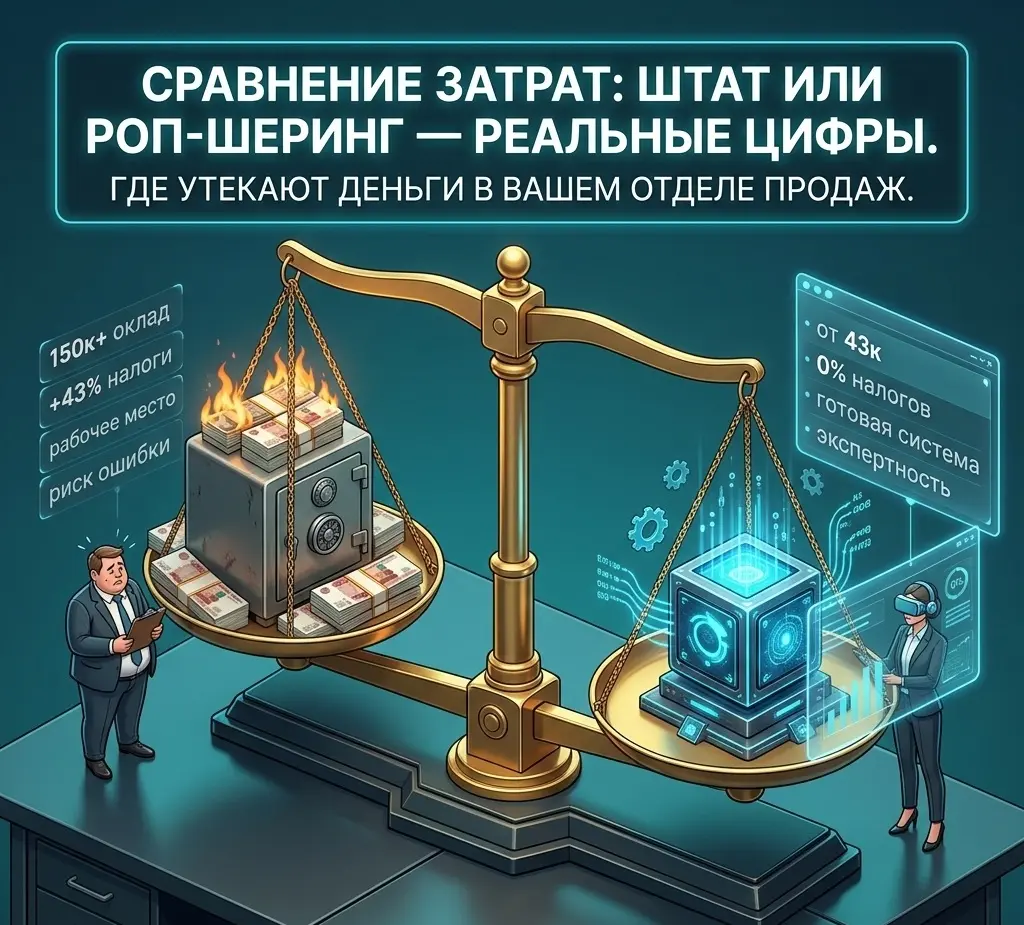 Штат или РОП-шеринг: кто крадет ваши деньги. | Сетка — социальная сеть от hh.ru