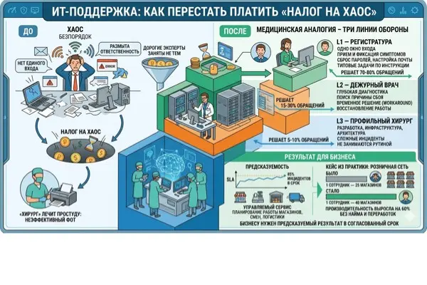 ИТ-поддержка: как перестать платить «налог на хаос» | Сетка — социальная сеть от hh.ru