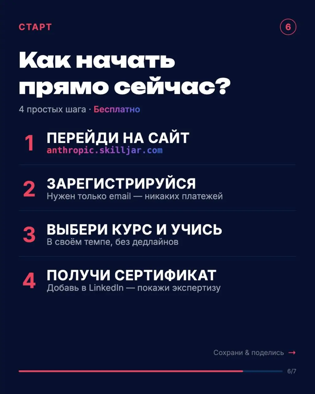 Сделал карусельку про курсы Антропика с помощью новой тулзы (расскажу о ней завтра)
Если нужны фундаментальные знания по работе с ИИ-агентами — лучше получать из первоисточника | Сетка — социальная сеть от hh.ru