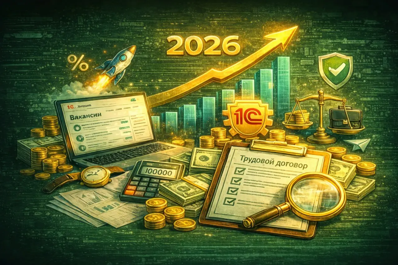 Друзья, мы выпустили исследование «Тренды рынка 1С-вакансий 2026».
Никаких домыслов — только сухие цифры и факты | Сетка — социальная сеть от hh.ru