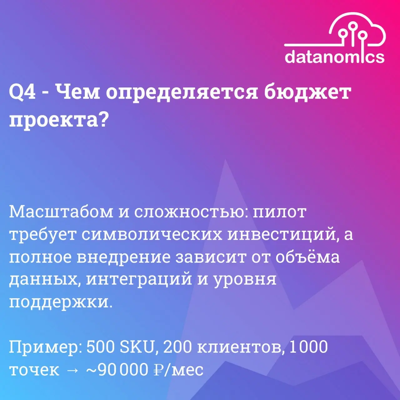 Планирование спроса кажется бесконечной головоломкой? Мы собрали ответы
на самые частые вопросы и покажем, как Datanomics Demand Forecast
упрощает работу и повышает точность.
👉 Подробнее в статье | Сетка — социальная сеть от hh.ru