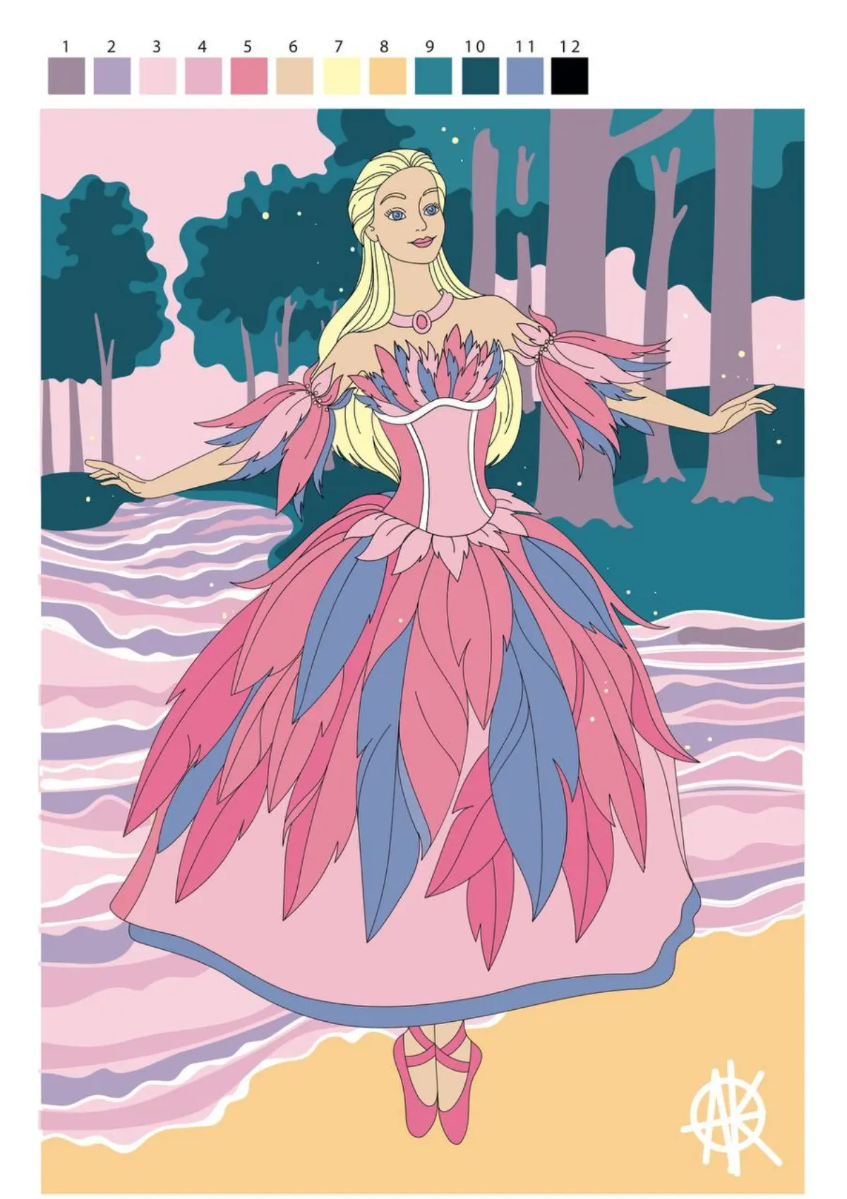 Векторная графика для раскрасок по номерам
#векторнаяграфика #иллюстратор #иллюстрация #иллюстрацияназаказ #иллюстрации #векторнаяиллюстрация | Сетка — социальная сеть от hh.ru