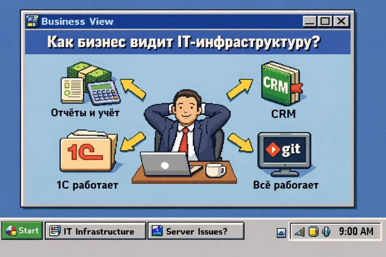 Как выглядит IT-инфраструктура со стороны бизнес | Сетка — социальная сеть от hh.ru