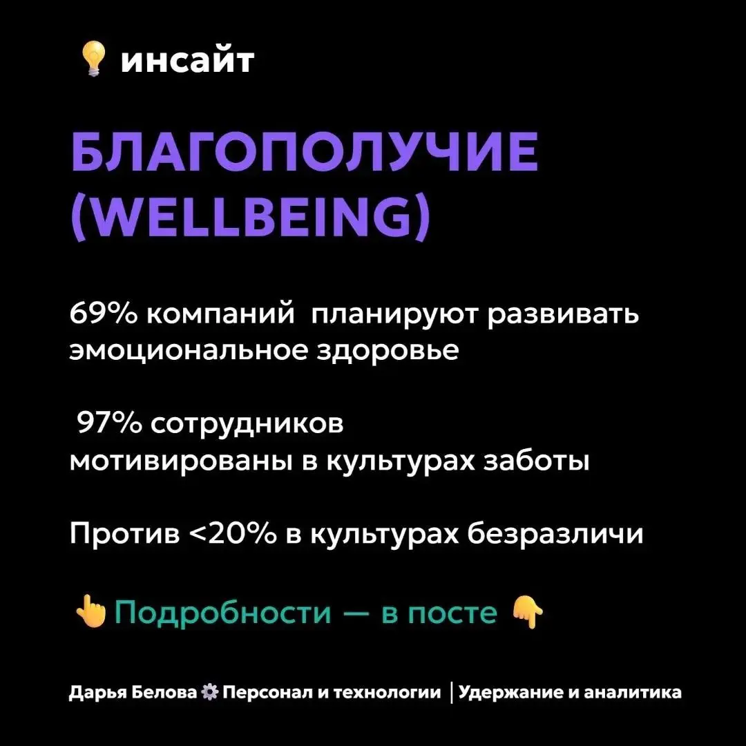 #Инсайт: Тренд 2026 — Благополучие (Wellbeing) как фактор удержания
В 2026 году забота о сотрудниках перестала быть «плюшкой» и стала бизнес-необходимостью | Сетка — социальная сеть от hh.ru