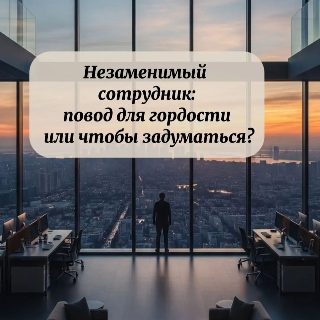 Незаменимый сотрудник: повод для гордости  или задуматься? | Сетка — социальная сеть от hh.ru