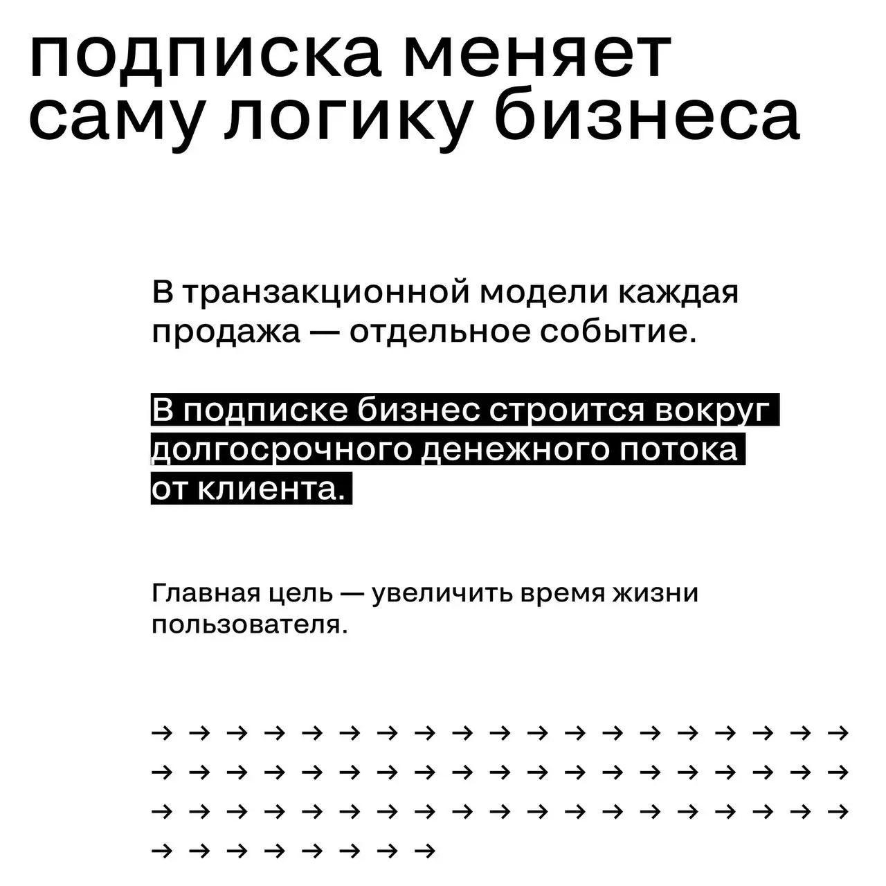 Культура подписки: почему бренды начинают мыслить LTV
Подписка — это не просто способ оплаты.
Это другая экономика маркетинга.
В классической модели бизнес оптимизирует первую покупку | Сетка — социальная сеть от hh.ru
