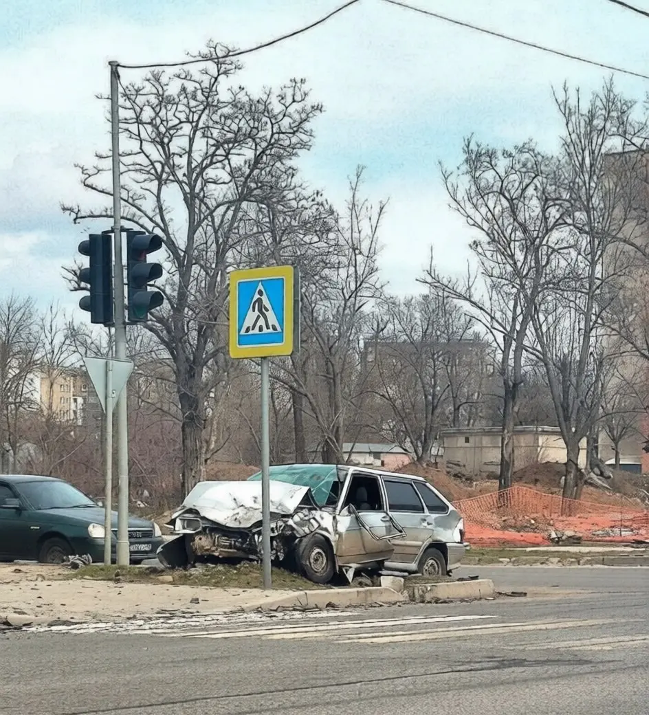 фото с места ДТП в Мариуполе | Сетка — социальная сеть от hh.ru