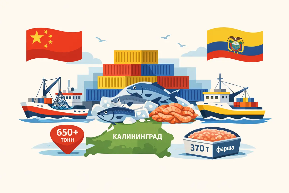 🐟 Китай и Эквадор нарастили поставки рыбы | Сетка — социальная сеть от hh.ru