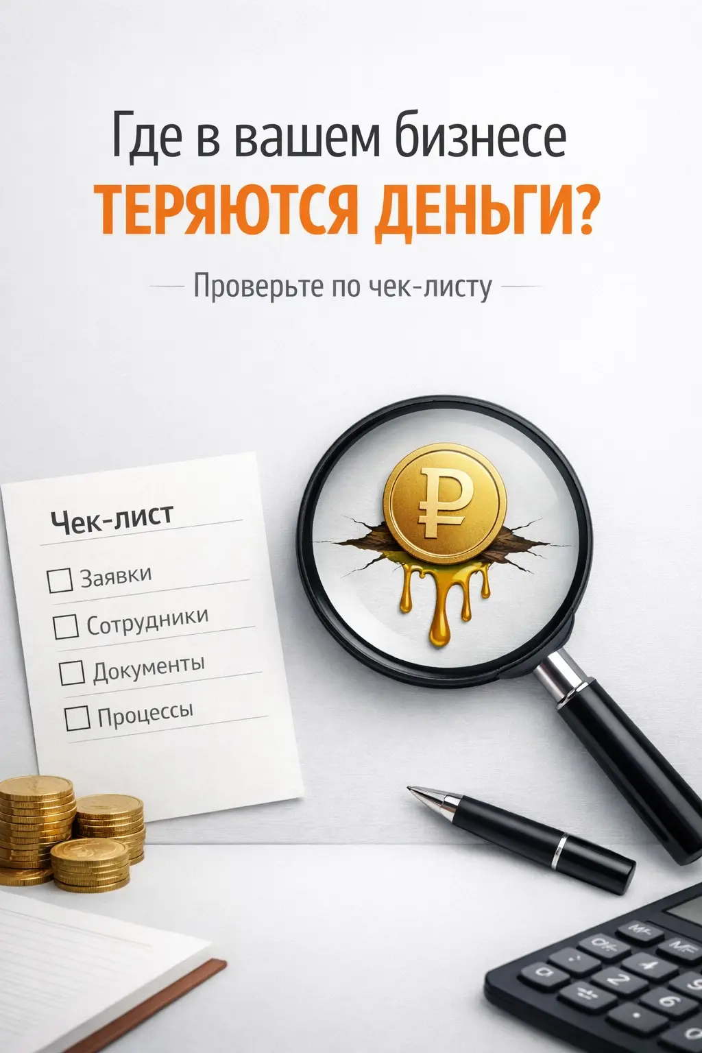 Где в вашем бизнесе теряются деньги | Сетка — социальная сеть от hh.ru
