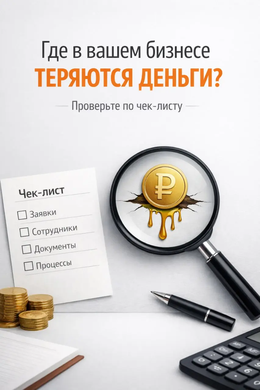 Где в вашем бизнесе теряются деньги (чек-лист) | Сетка — социальная сеть от hh.ru