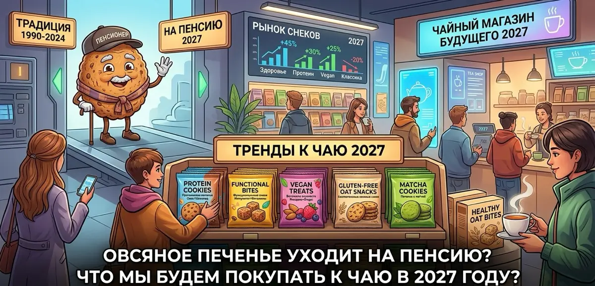 Овсяное печенье уходит на пенсию? Что мы будем покупать ? | Сетка — социальная сеть от hh.ru