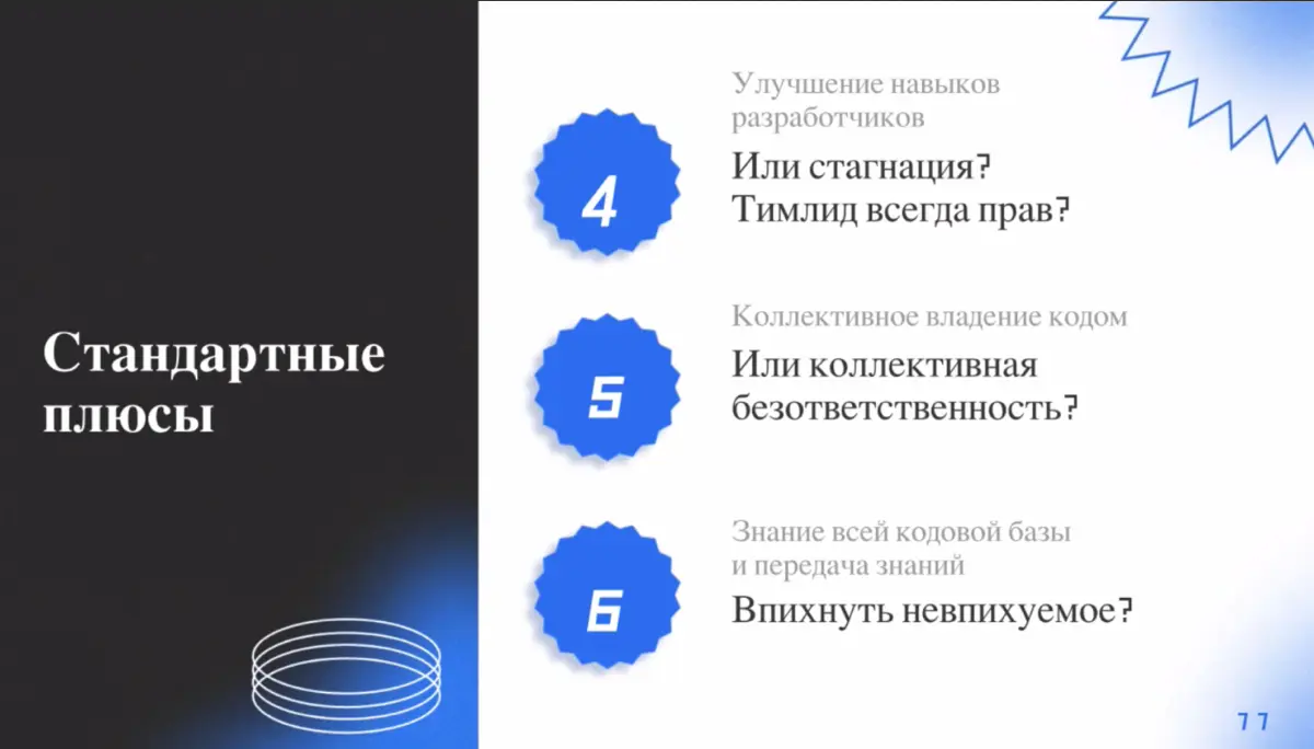 Привет! 🫂
🗣💭Предлагаю поговорить на тему необходимости code review в формате переписки и комментариев, а так же тех случаев, когда код ревьюит тим лид/тех лид | Сетка — социальная сеть от hh.ru