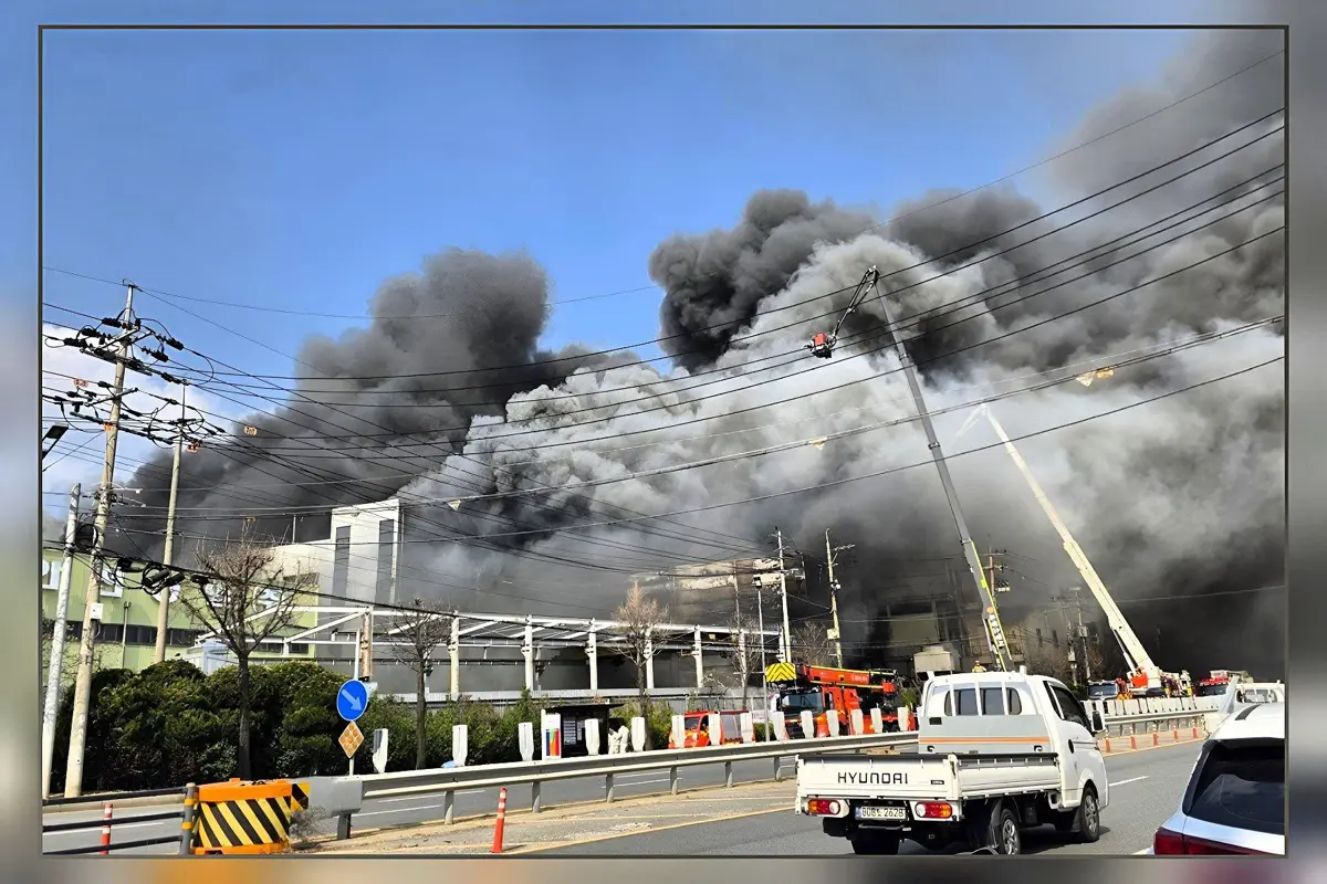 🔥 Пожар на заводе автокомпонентов в Тэджоне | Сетка — социальная сеть от hh.ru