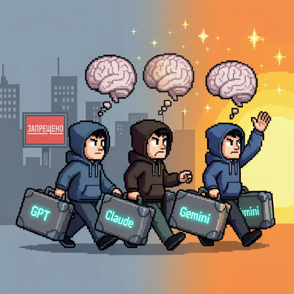 Ограничение работы  СhatGPT, Gemini и Claude в РФ ⛔️ | Сетка — социальная сеть от hh.ru
