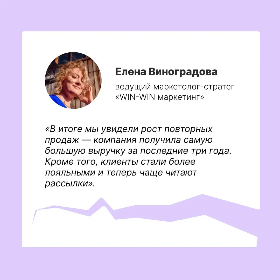 Нужно увеличить объем повторных заказов? Это можно сделать с помощью email-рассылок. Например, «Компания Заявка» с помощью писем сделала самую большую выручку за 3 года | Сетка — социальная сеть от hh.ru