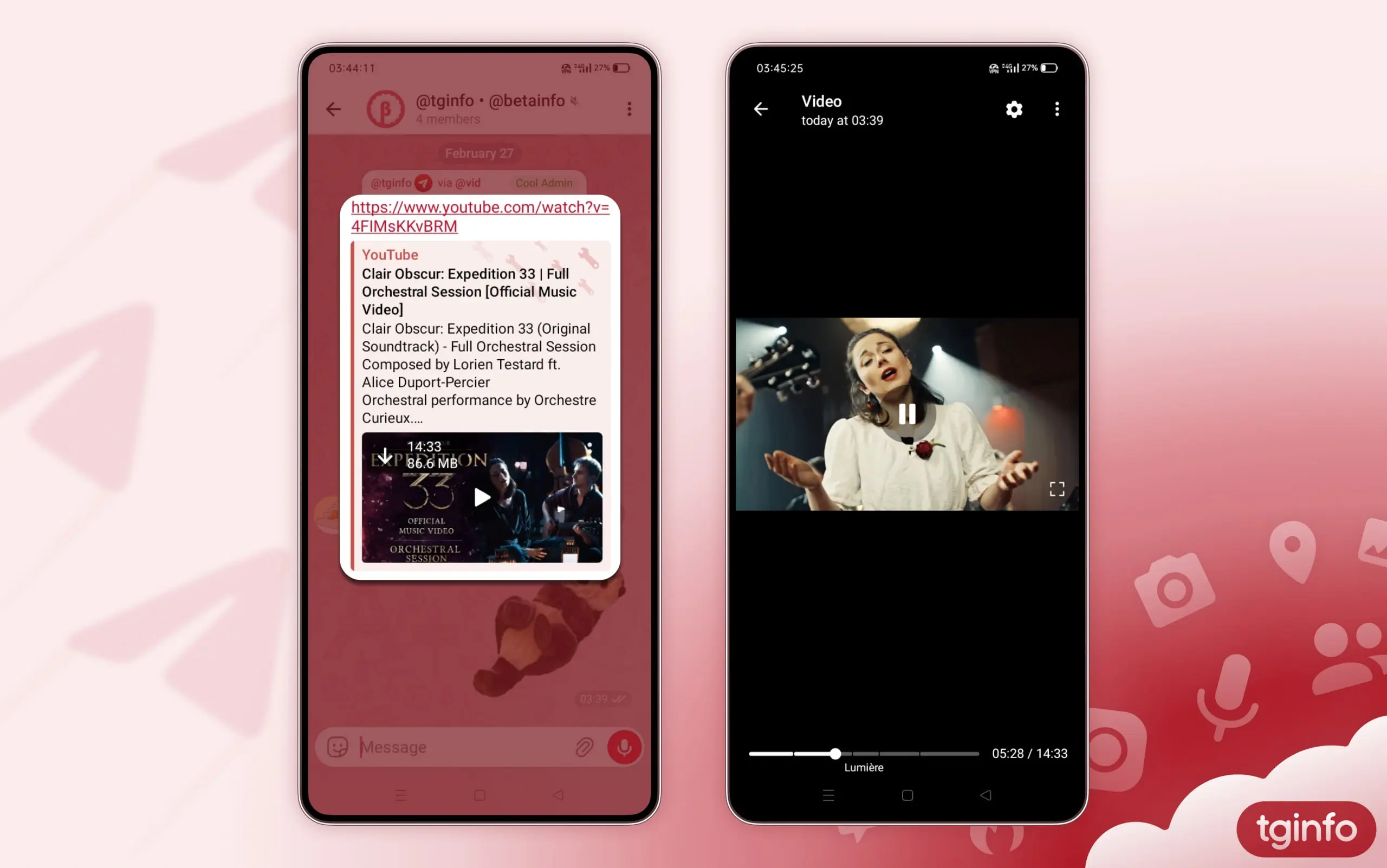 Просмотр видео с внешних платформ через Telegram
Наши подписчики сообщают, что у них появилась возможность просматривать и скачивать видеоролики из YouTube, TikTok и Instagram через предпросмотр ссылк... | Сетка — социальная сеть от hh.ru