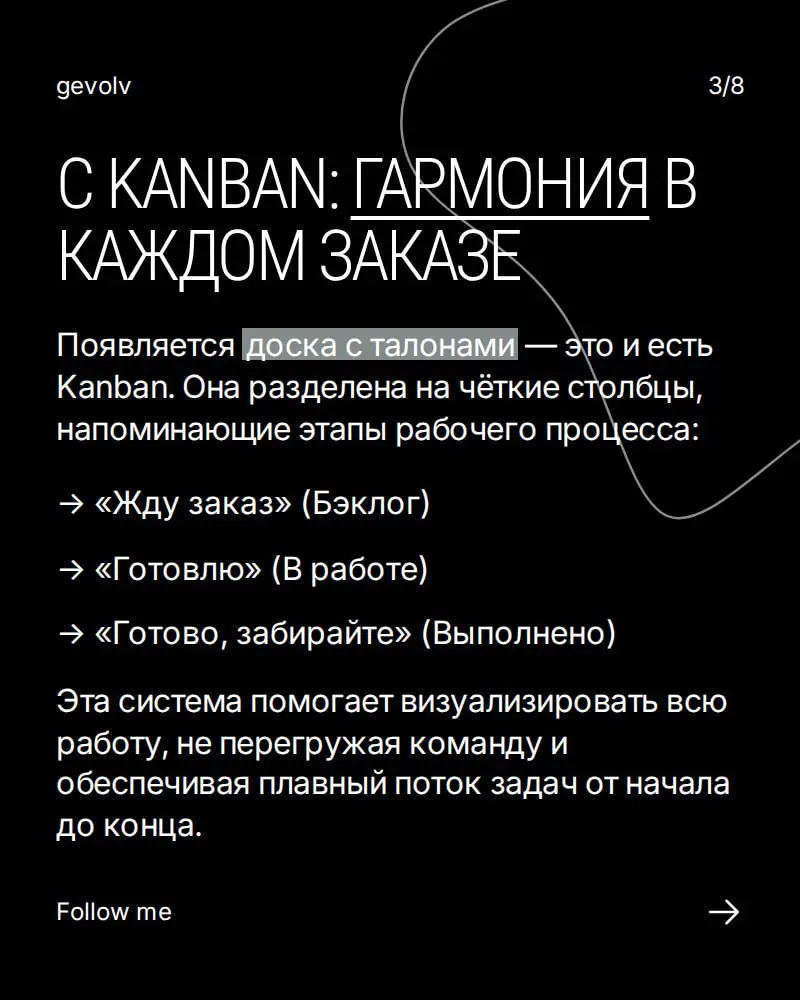 Kanban: организация задач как в кофейне | Сетка — социальная сеть от hh.ru