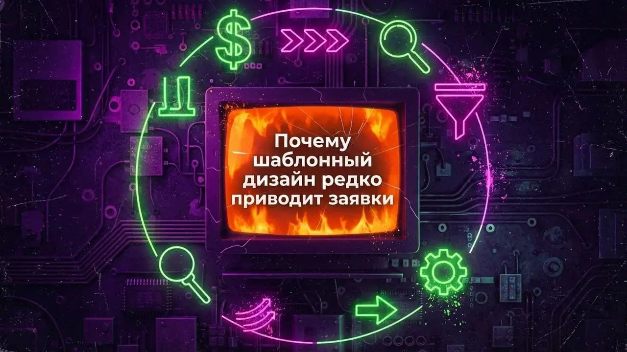 Почему шаблонный дизайн редко приводит заявки
Шаблонный дизайн сам по себе не зло. Проблема в том, что он не учитывает специфику бизнеса | Сетка — социальная сеть от hh.ru