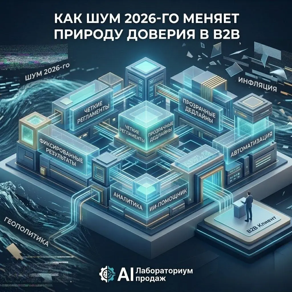 #Продажи2028
КАК ИНФО-ШУМ 2026-ГО МЕНЯЕТ ПРИРОДУ ДОВЕРИЯ В B2B
Мир в стрессе | Сетка — социальная сеть от hh.ru