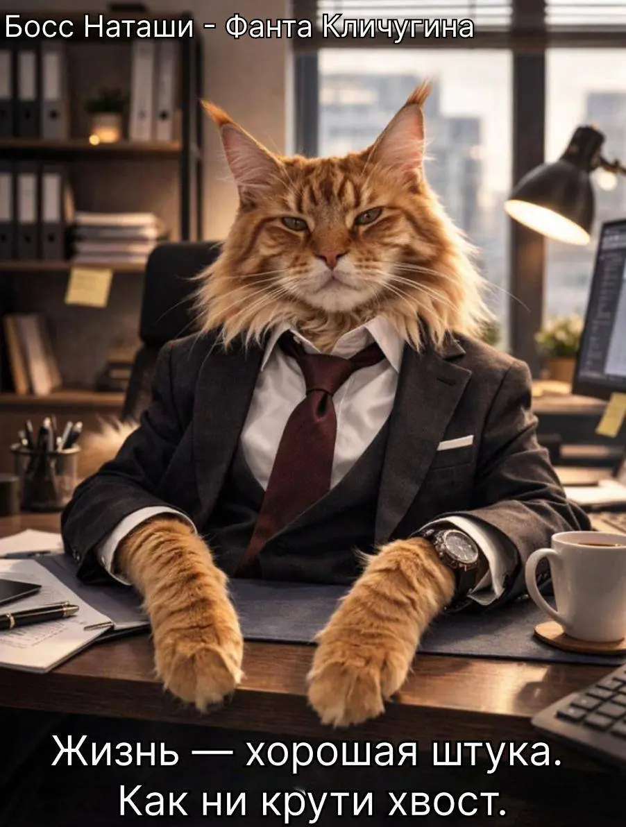 Котиков мало не бывает... даже у нас в офисе! Поэтому делимся второй частью наших кото-цитат 🟧 | Сетка — социальная сеть от hh.ru