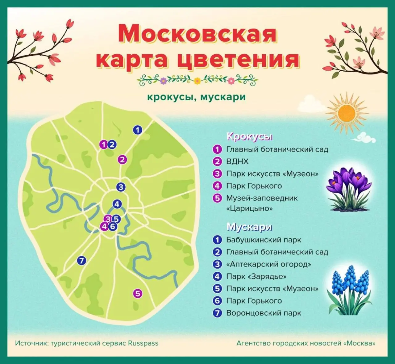🌸Московская карта цветения на конец марта-начало апреля
📲Подпишитесь на Вдвижении
#бесплатно
В этом посте были ссылки, но мы их удалили по правилам Сетки | Сетка — социальная сеть от hh.ru