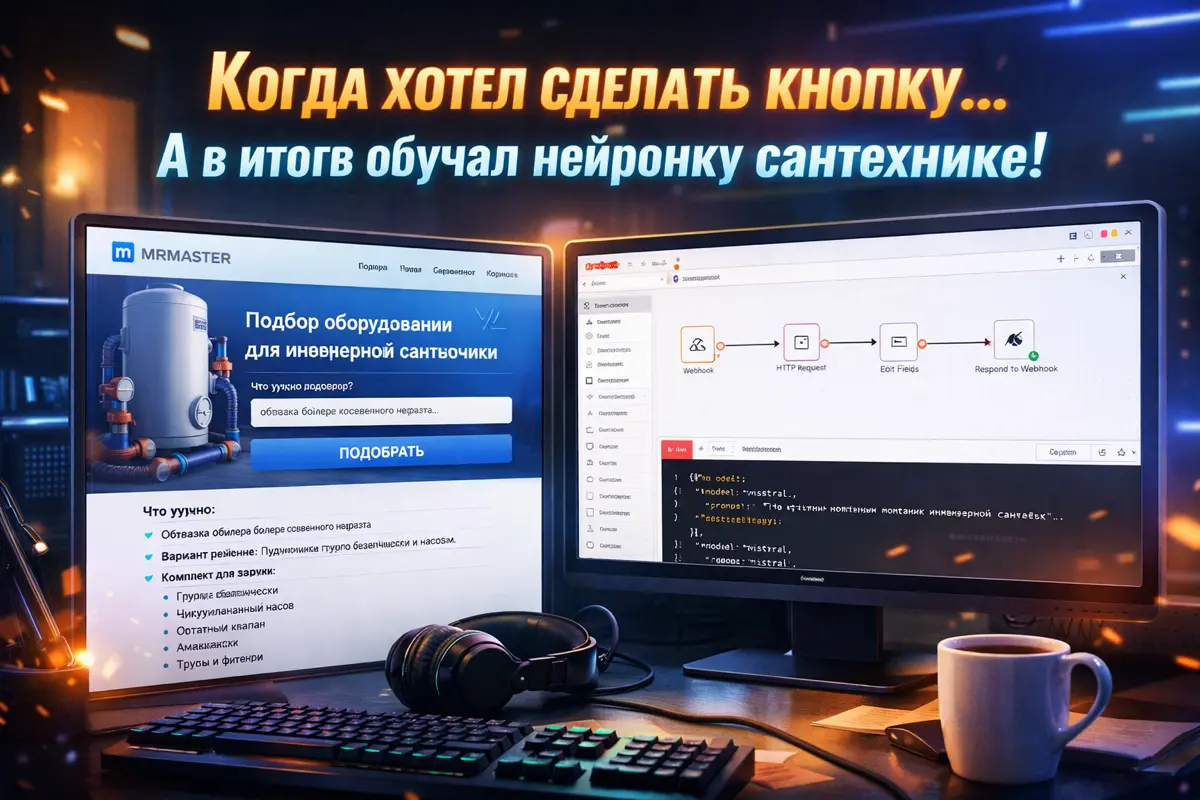 Когда хотел сделать кнопку, а получил нейронку сантехника | Сетка — социальная сеть от hh.ru