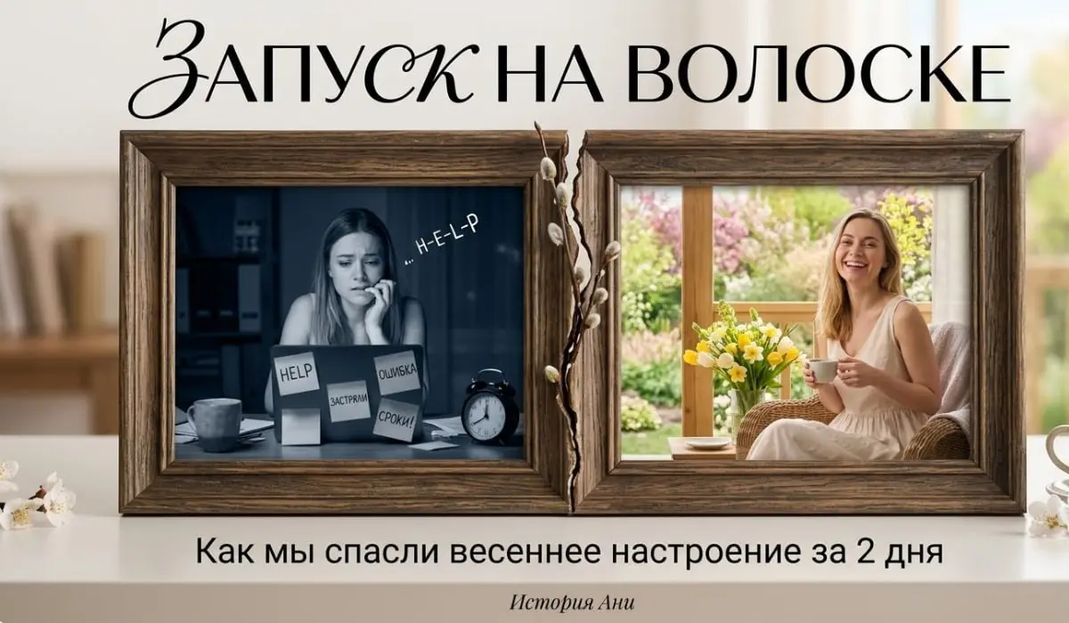 Как мы за 2 дня починили запуск, который висел на волоске, и спасли девушке весеннее настроение 🌸
Запуск должен был стартовать через 3 дня. А у Ани тряслись руки.
Она не высыпалась | Сетка — социальная сеть от hh.ru