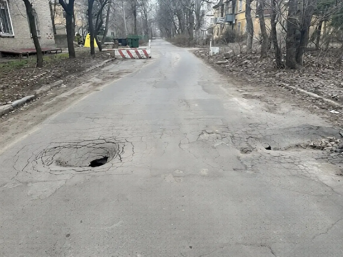 Проваливается асфальт на ул. Левицкого, 17 | Сетка — социальная сеть от hh.ru