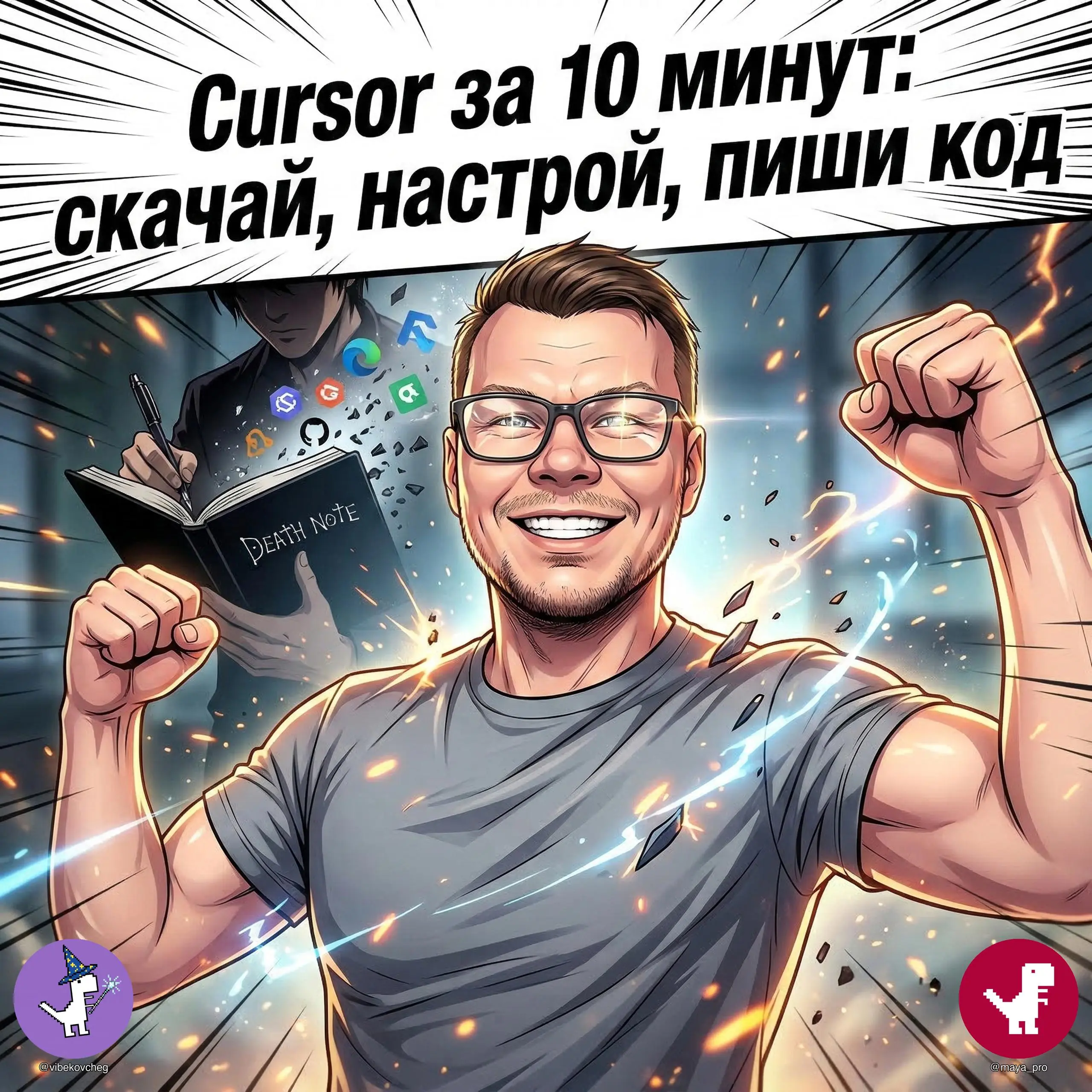 Урок 1: Cursor за 10 минут: скачай, настрой, пиши код сегодня
Наконец взял себя в руки и запустил личный челлендж: снимать так, чтобы тебе тоже было по делу | Сетка — социальная сеть от hh.ru