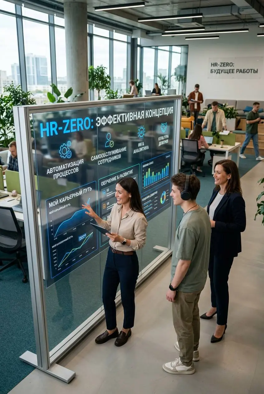 Эффективная концепция HR-Zero
Концепция упрощает процессы, усиливает фокус на людях и технологиях, делая управление персоналом эффективным и ориентированным на будущее | Сетка — социальная сеть от hh.ru