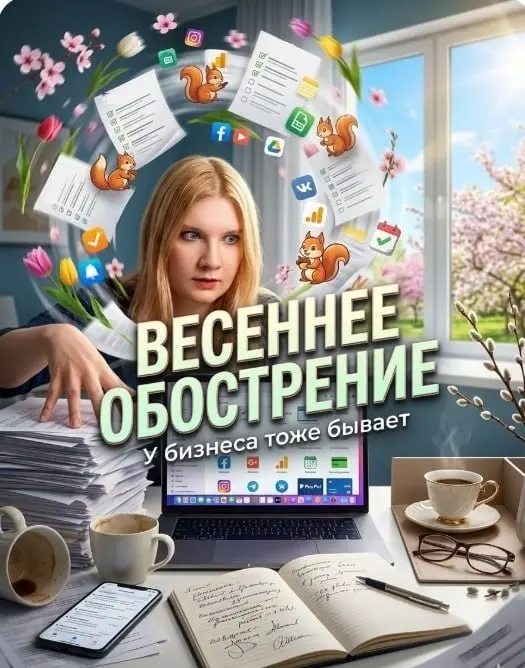 Почему весеннее обострение бывает не только у людей, но и у бизнеса 🌸
Замечала такую штуку: весной у многих экспертов включается режим "белки в колесе" | Сетка — социальная сеть от hh.ru