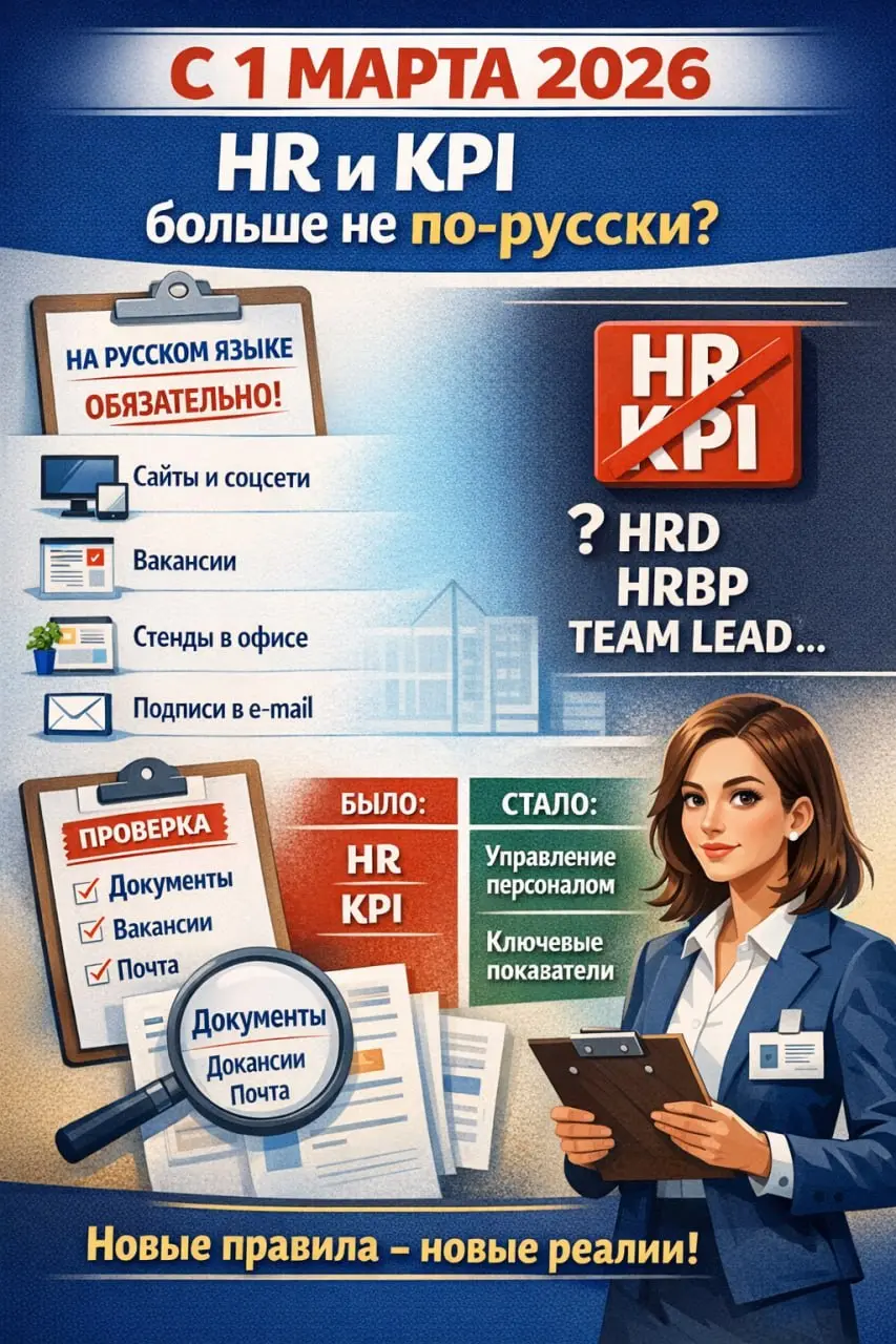 С 1 марта 2026 HR и KPI — больше не “официальный” язык?
С 1 марта 2026 года вступили в силу важные поправки в Закон РФ «О защите прав потребителей» | Сетка — социальная сеть от hh.ru