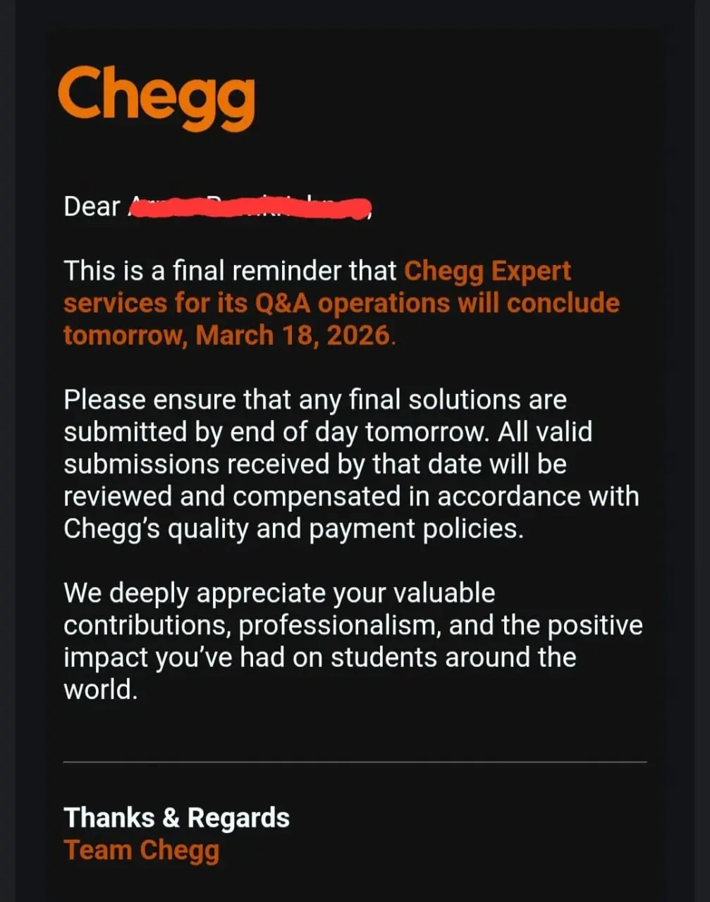 В 2023 году эксперт по физике на платформе Chegg столкнулся с резким снижением спроса на услуги: после внедрения ChatGPT 3 | Сетка — социальная сеть от hh.ru