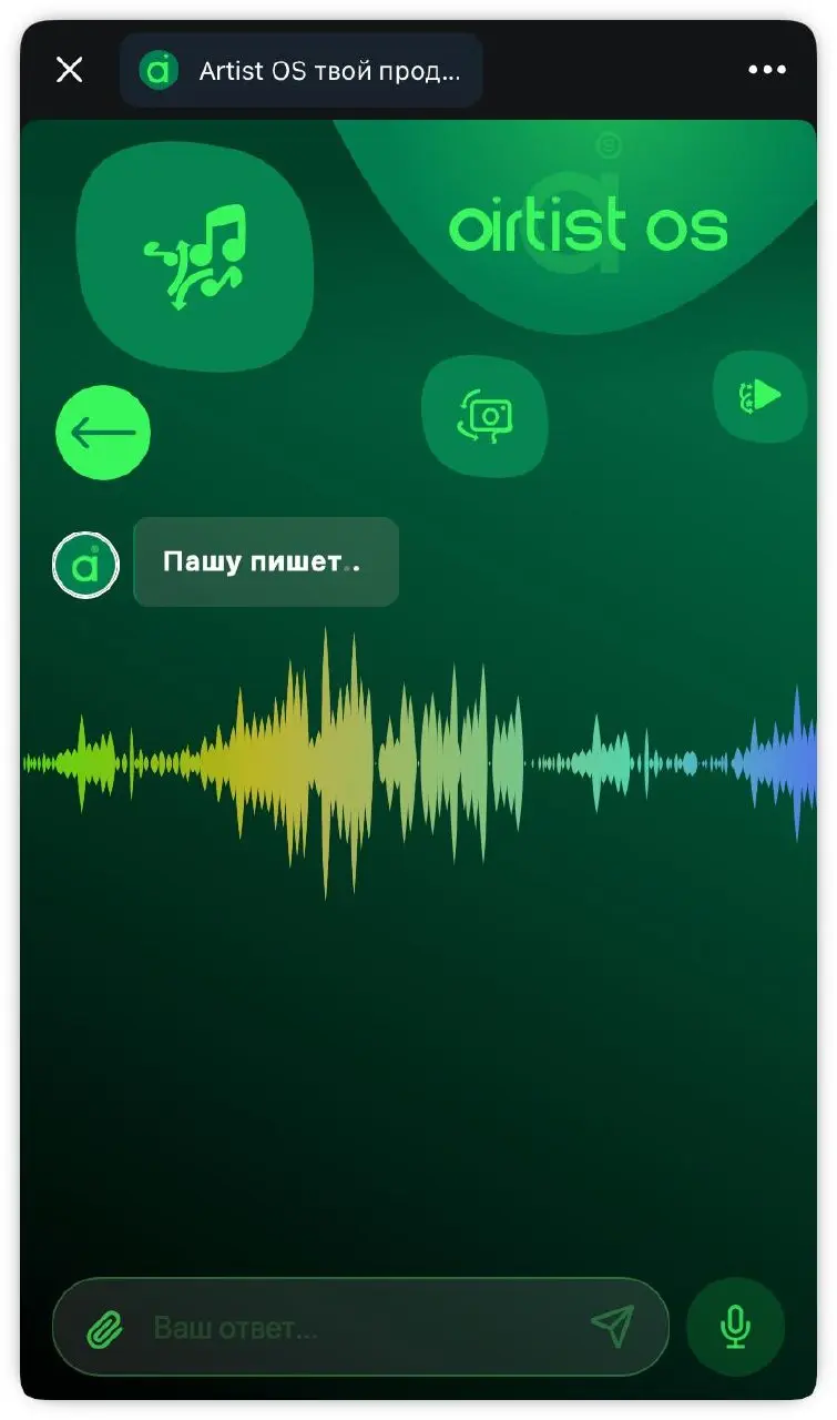 🔒#digest — AI-продюсер 24/7 для артистов
Запустился проект ArtistOS — персональный AI-продюсер, который помогает артистам с музыкой, визуалом и продвижением без ограничений по времени | Сетка — социальная сеть от hh.ru