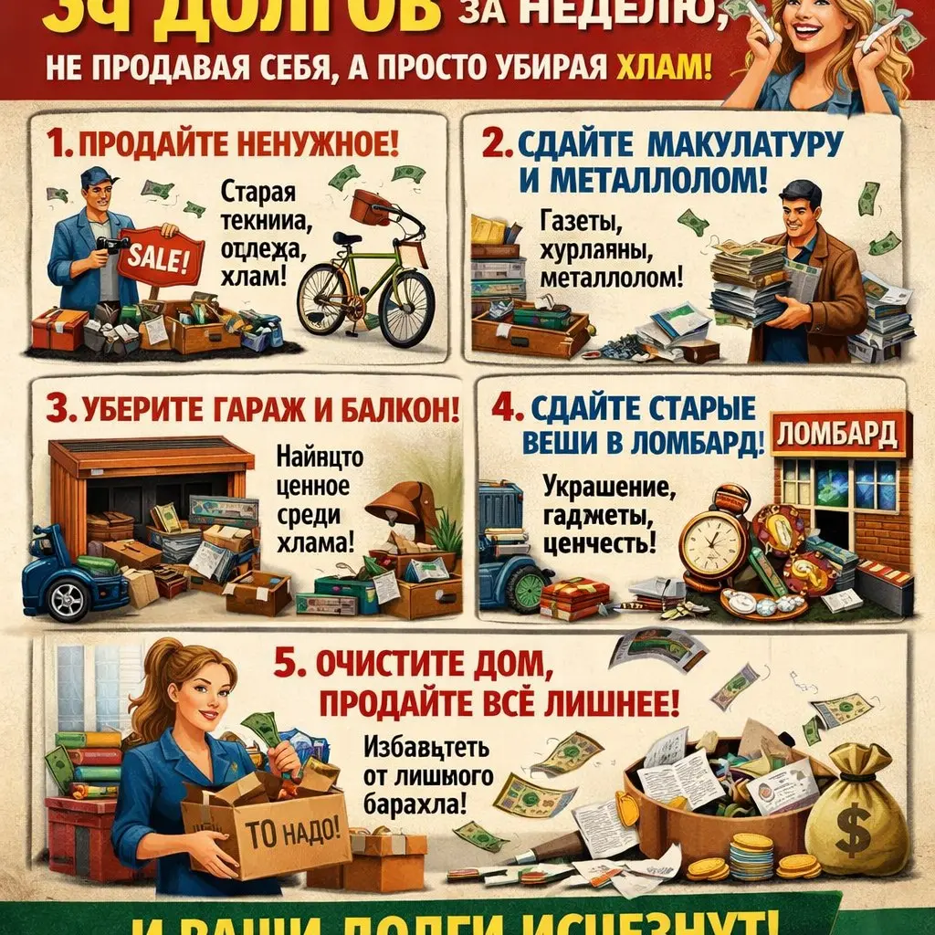 Как избавиться от долгов за неделю | Сетка — социальная сеть от hh.ru