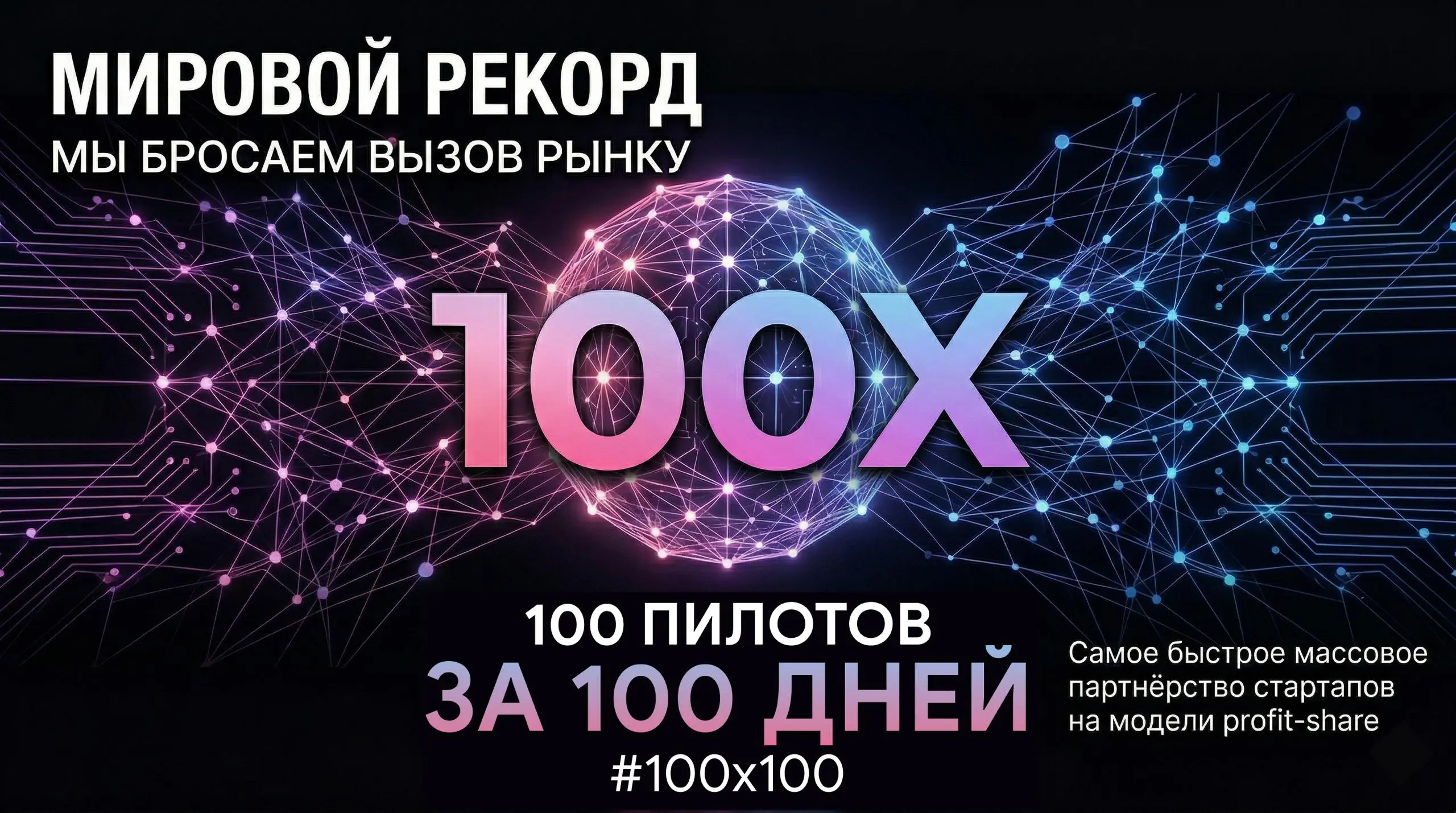 А что бы вы сказали, если бы я предложил вместе поставить Мировой Рекорд? 🏆
Что за рекорд? Официально это звучит так: «Самое быстрое массовое партнёрство стартапов на модели profit-share» | Сетка — социальная сеть от hh.ru