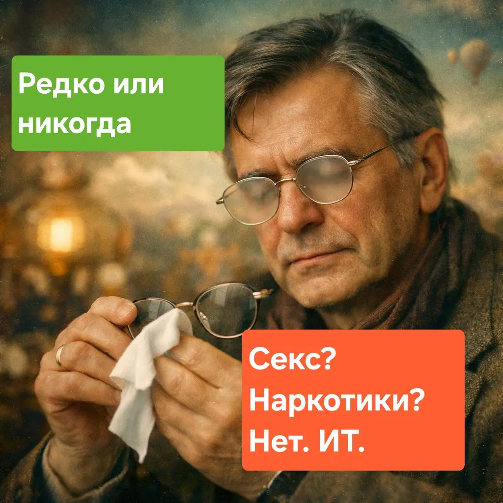 РЕДКО или НИКОГДА. Секс? Наркотики? Нет. ИТ-сервисы. | Сетка — социальная сеть от hh.ru