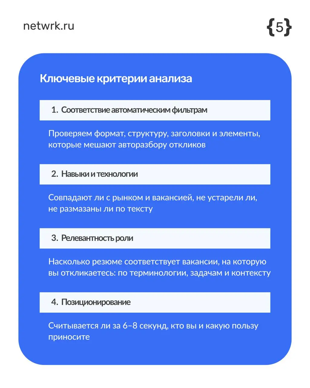 Что именно показывает ИИ-диагностика резюме? | Сетка — социальная сеть от hh.ru
