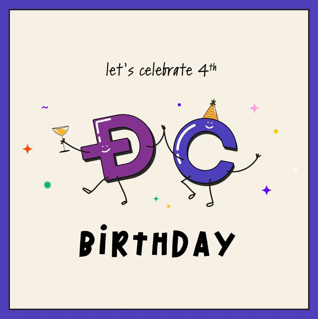 4-ая DC Birthday Party уже совсем скоро! 🎉🎉🎉
Время пришло!
Главное событие цифровой индустрии уже на пороге, и это шанс запрыгнуть в последний вагон.
4 года комьюнити. Сотни проектов | Сетка — социальная сеть от hh.ru