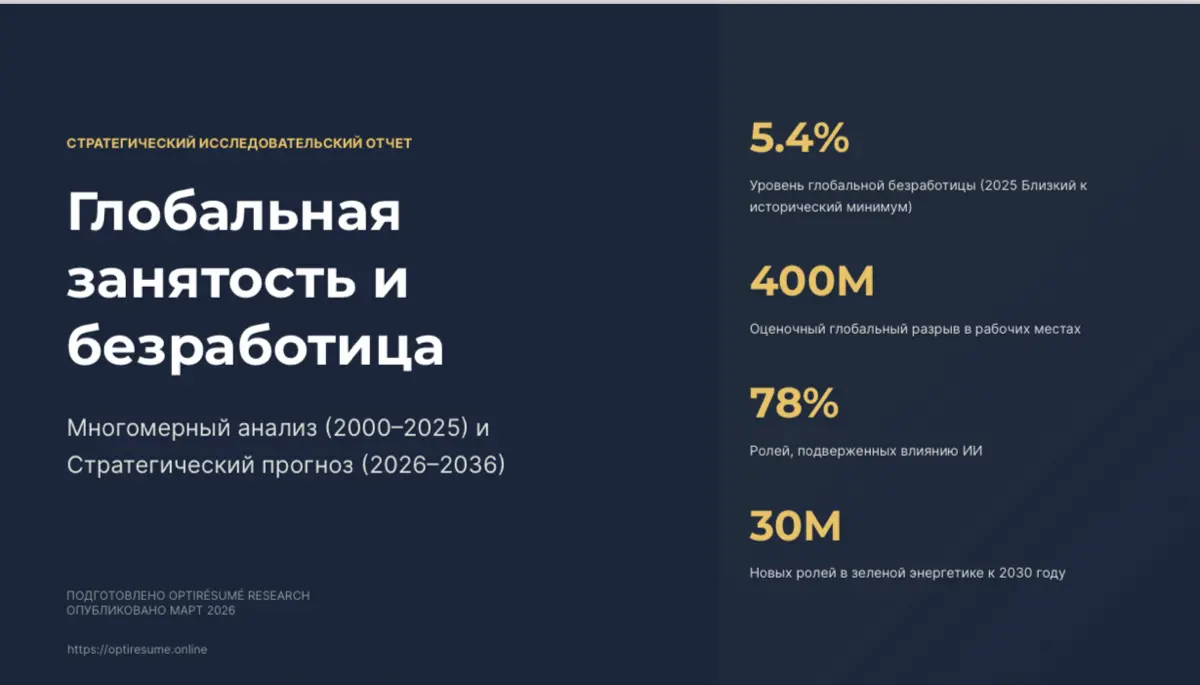 Глобальный рынок труда меняется быстрее, чем большинство людей осознают:
Я только что опубликовал новый краткий исследовательский отчёт, анализирующий глобальные тенденции занятости (2000–2025 гг | Сетка — социальная сеть от hh.ru