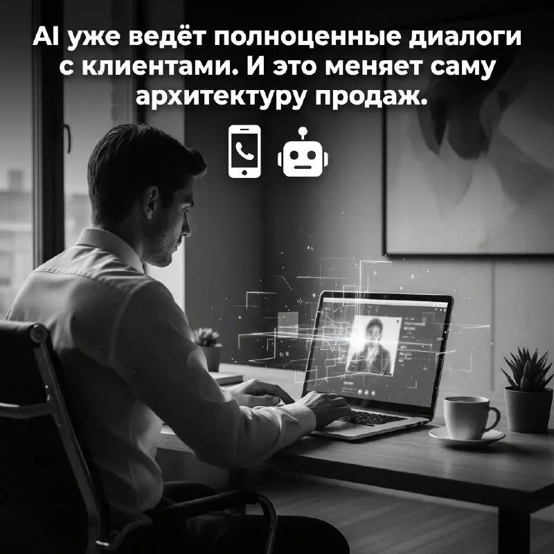 AI уже ведёт полноценные диалоги с клиентами. | Сетка — социальная сеть от hh.ru