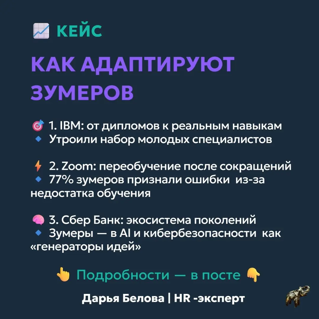 Как адаптируют зумеров — программы, которые реально удерживают
Поколение Z — это уже четверть мировой рабочей силы, а к 2035 году они станут самым многочисленным работающим поколением | Сетка — социальная сеть от hh.ru