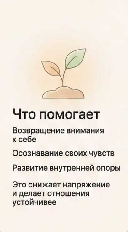 Если вы узнали себя в этом состоянии — это уже важный шаг.
С этим можно разобраться спокойно и без давления | Сетка — социальная сеть от hh.ru