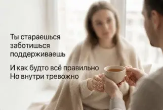 Если ты узнала себя и устала жить в тревоге — с этим можно разобраться.
Без давления, без «ломать себя».
Я помогу тебе понять, что с тобой происходит, и найти опору внутри | Сетка — социальная сеть от hh.ru