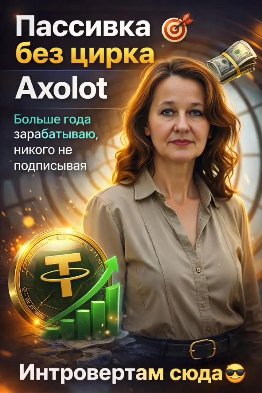 Пассивка без цирка 🎯
Axolot — пассивка для интровертов, а не «зови 100 друзей и получи сковородку» 😎
Я уже больше года в проекте — и он мне очень нравится за то, что мне не нужно заниматься переписью ... | Сетка — социальная сеть от hh.ru