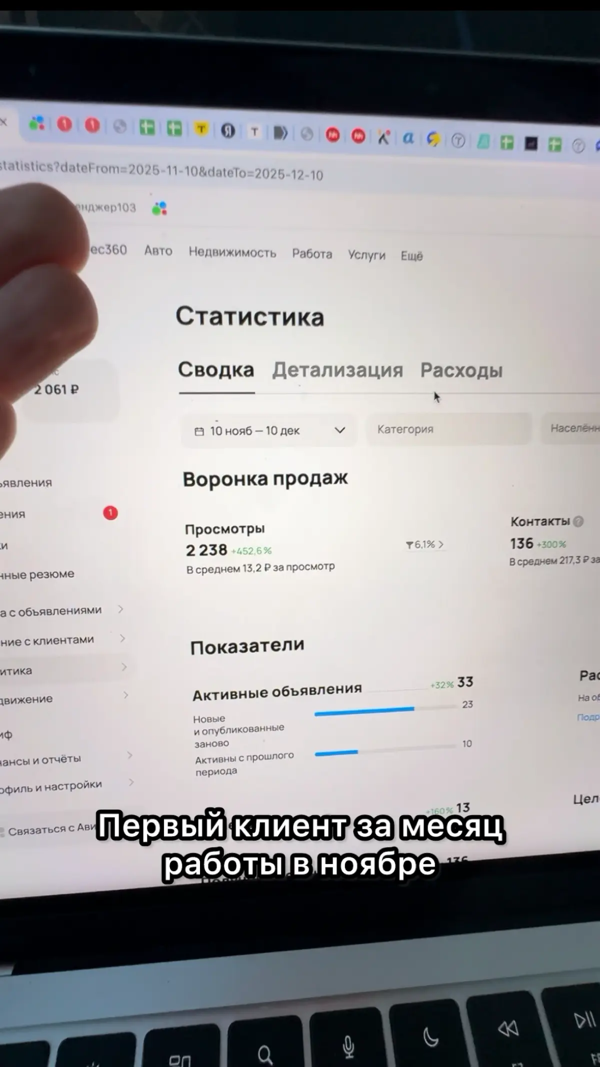 Сколько заявок можно получить с Авито в первый месяц работ? | Сетка — социальная сеть от hh.ru